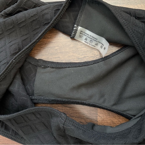 Black Textured Bikini - Picture 6 of 6